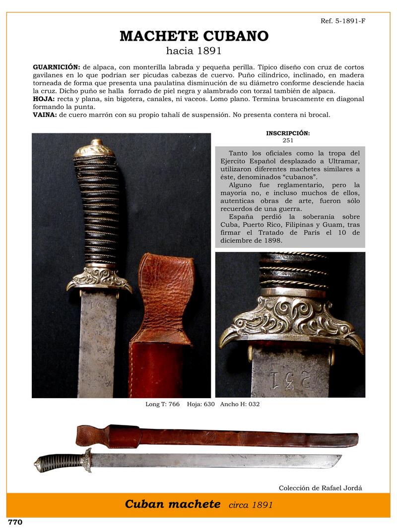 machete cubano jpg 1753268963 1753269624 - Scopri il Fascinante Machete Cubano del 1891