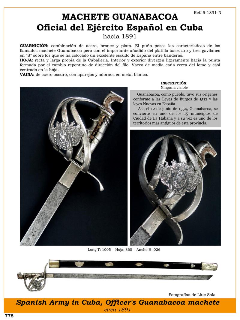 machete guanabacoa jpg 1753398565 1753399203 - Machete Guanabacoa: Un Gioiello dell'Esercito Spagnolo a Cuba