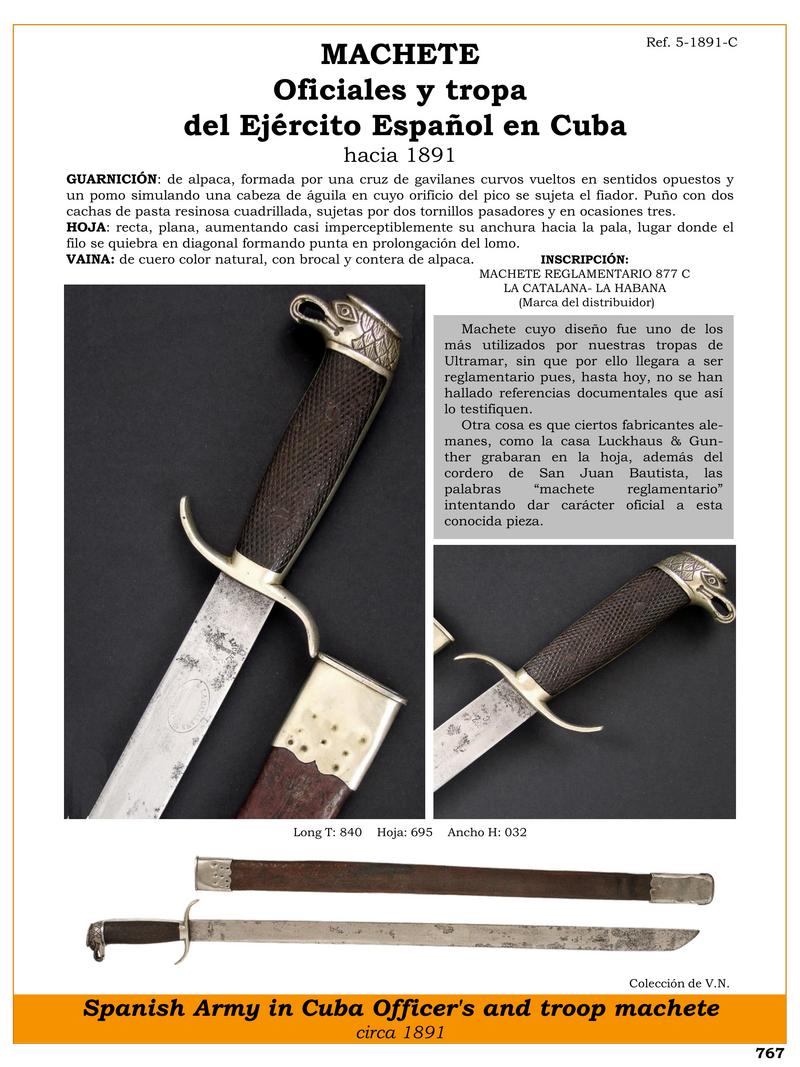 machete jpg 1753204167 1753204827 - Machete Storico dell’Esercito Spagnolo a Cuba: Design e Curiosità