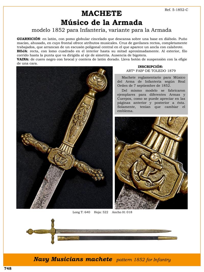 machete msico de la armada modelo 1852 para infantera variante para la armada jpg 1752793769 1752794419 - Machete per Musicista di Fanteria: Design Unico 1852