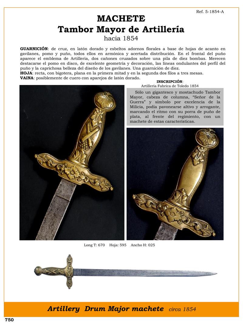 machete tambor mayor de artillera jpg 1752836966 1752837861 - Magnifico Machete per Tamburo Maggiore di Artiglieria 1854