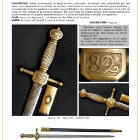 machete tambor mayor de infantera modelo 1861 jpg 1752988165 1752988825 275x275 - Machete Spaccifogli d'Infanteria Modello 1843: Storia e Dettagli