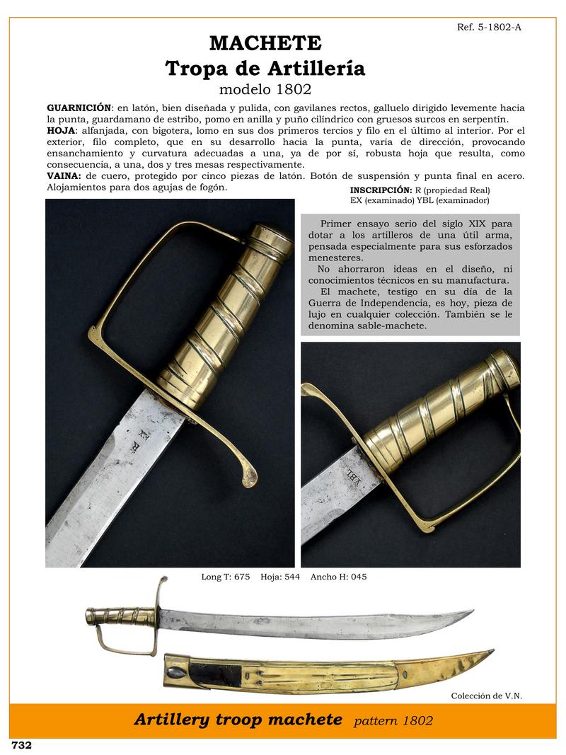 machete tropa de artillera modelo 1802 jpg 1752448167 1752470441 - Machete 1802: Il Gioiello dell'Artiglieria Storica