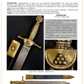 machete tropa de artillera modelo 1836 jpg 1752620967 1752621629 275x275 - Machete della Guardia Civile Modello 1859: Un Tesoro Storico