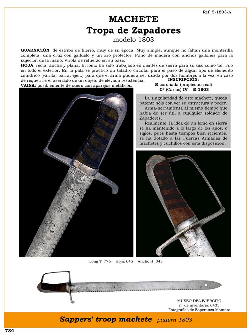 machete tropa de zapadores modelo 1803 jpg 1752491365 1752492032 - Machete Dei Genieri 1803: Design Unico E Funzionale