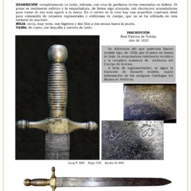 machete tropa de zapadores modelo 1826 jpg 1752556165 1752556827 275x275 - Machete d'Artiglieria Modello 1836: Storia e Caratteristiche