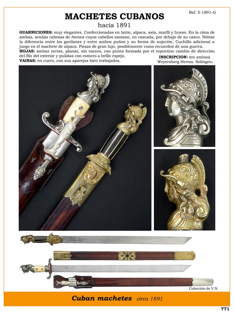 machetes cubanos jpg 1753290569 1753291235 - Machete Cubani: Eleganza ed Esclusività del 1891
