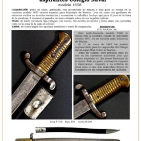 sable bayoneta tropas infantera de marina y aspirantes colegio naval modelo 1858 jpg 1752880167 1752880817 275x275 - Sciabola Sanitaria 1886: Eleganza e Qualità Militare