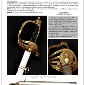 sable jpg 1751821768 1751822104 275x275 - Sciabola da Artiglieria: Storia e Dettagli Affascinanti