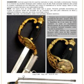 sable oficial de artillera jpg 1751843370 1751843688 275x275 - Sciabola da Artiglieria: Storia e Dettagli Affascinanti