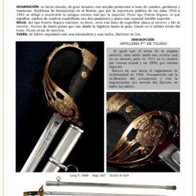 sable oficial de intendencia a caballo modelo 1911 variante 1940 con hoja recta jpg 1751951369 1751951710 275x275 - Sciabola Militare 1943: Design Unico ed Emblema Esclusivo