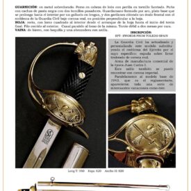 sable ref 4 1943 d oficial del cuerpo de la guardia civil modelo 1943 jpg 1752080970 1752081313 275x275 - Sciabola Guardia Capo Stato: Storia e Dettagli Esclusivi