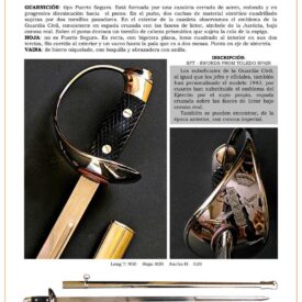 sable suboficial del cuerpo de la guardia civil modelo 1943 tipo puerto seguro jpg 1752159576 1752159751 275x275 - Spada da cingere del corpo di prigioni modello 1899