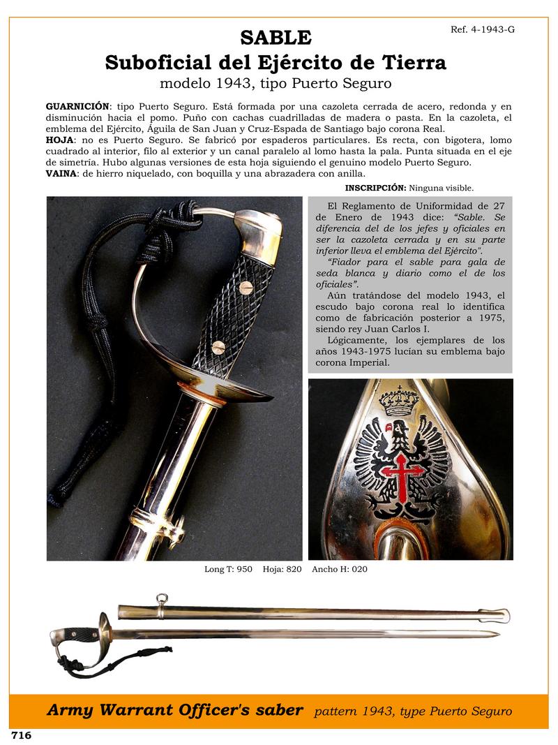 sable suboficial del ejrcito de tierra modelo 1943 tipo puerto seguro jpg 1752145768 1752146332 - Sciabola Militare 1943: Design Unico ed Emblema Esclusivo