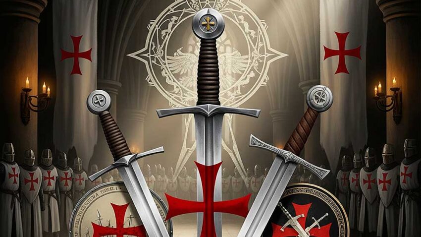 spade templari tra mito e realta dei cavalieri della croce rossa - Spade Templari: Tra Mito e Realtà dei Cavalieri della Croce Rossa