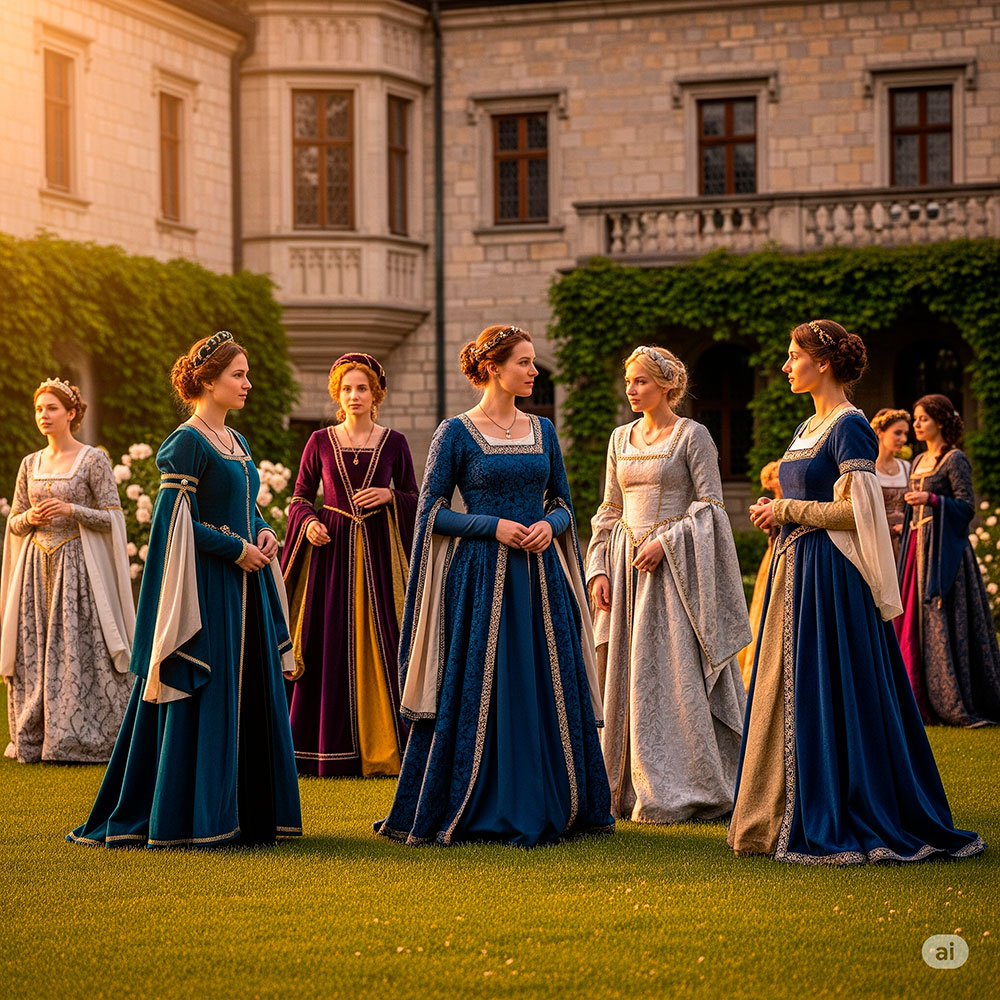 abiti medievali da donna un viaggio nelleleganza e nello status nel medioevo 2 - Abiti medievali da donna: un viaggio nell'eleganza e nello status nel Medioevo