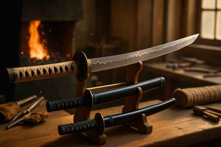 katanas samurai storia forgiatura tipi e come scegliere la spada giapponese perfetta - Katanas samurai: storia, forgiatura, tipi e come scegliere la spada giapponese perfetta