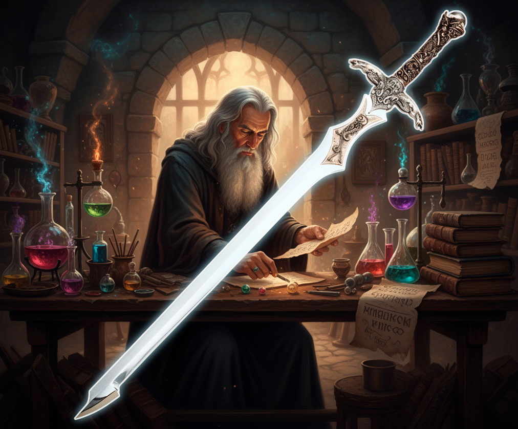 la spada di merlino excalibur la sua forgiatura mitica e leredita del mago - La spada di Merlino: Excalibur, la sua forgiatura mitica e l'eredità del mago