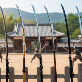 naginata storia tecnica ed evoluzione della spada ad asta giapponese 275x275 - Guida definitiva ai coltelli tattici K25: usi, materiali, modelli e manutenzione