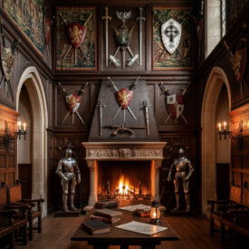 panoplie medievali storia tipi montaggio e guida completa per collezionisti e decoratori 275x275 - Decorazione con panoplie: come integrare scudi e spade in interni moderni e senza tempo