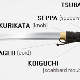 parti della katana guida completa per capire ogni elemento della spada samurai 1 275x275 - Sciabola Sanitaria 1886: Eleganza e Qualità Militare