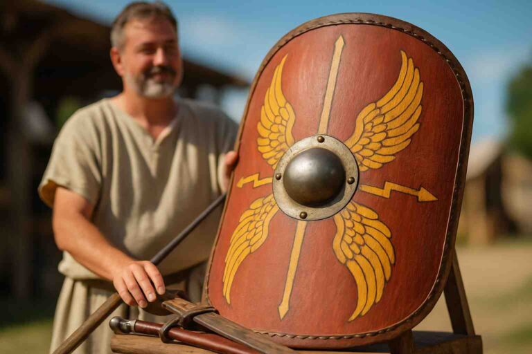 scudo romano scutum storia design uso tattico e repliche - Scudo Romano (Scutum): storia, design, uso tattico e repliche