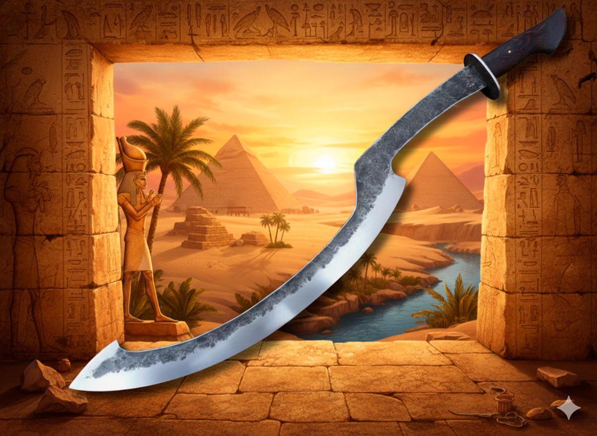 spada khopesh la sciabola a falce che forgio il potere faraonico - Spada Khopesh: la sciabola a falce che forgiò il potere faraonico