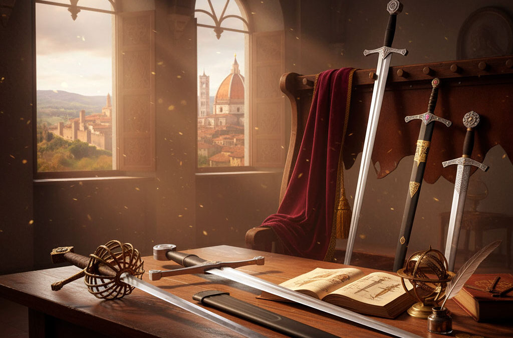 spade italiane storia tipologie e repliche funzionali dalla mano e mezza alla ropera - Spade italiane: storia, tipologie e repliche funzionali dalla mano e mezza alla ropera