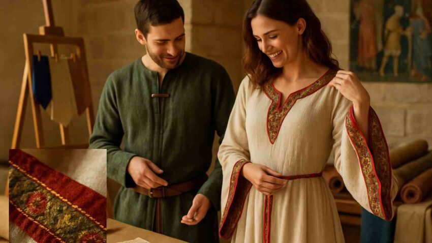 tuniche medievali storia tessuti e come scegliere la migliore per uomo e donna - Tuniche medievali: storia, tessuti e come scegliere la migliore per uomo e donna