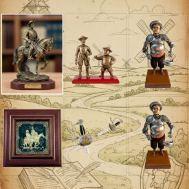 figure decorative di don chisciotte e sancho panza storia design e come integrarle nel tuo spazio 275x275 - Spade di Carlomagno: Joyosa, Durandarte e la leggenda che forgiò l'Europa