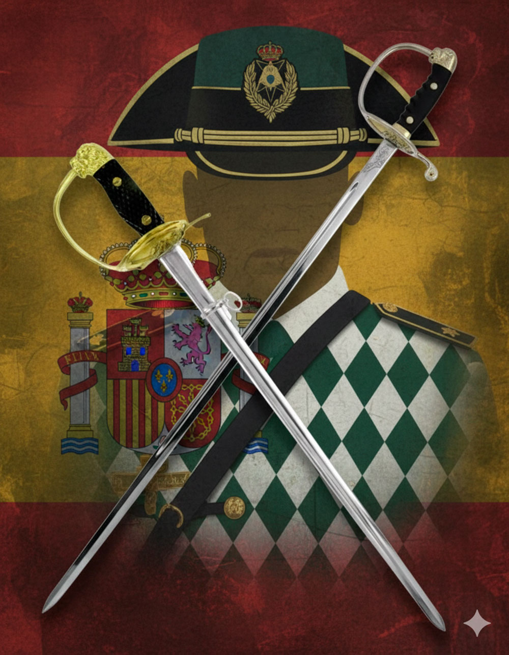 sciabole guardia civil storia modelli e significato cerimoniale della sciabola nella benemerita - Sciabole Guardia Civil: storia, modelli e significato cerimoniale della sciabola nella Benemérita