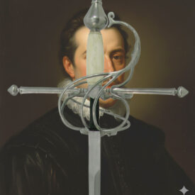 spada lope de vega storia simbolo e replica della cazoleta rinascimentale 275x275 - Spada Storica: Scopri l'Ufficiale dei Volontari della Libertà