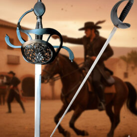 spade di zorro storia forgiatura e il simbolismo dellarma che definisce leroe mascherato 275x275 - Spada Lope de Vega: storia, simbolo e replica della cazoleta rinascimentale