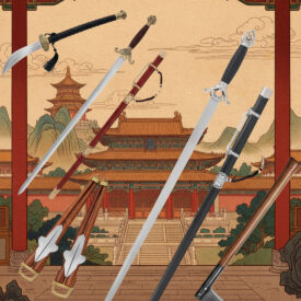 armi cinesi per tai chi e kung fu guida essenziale del jian dao e altri strumenti tradizionali 275x275 - Sciabola della Guardia Reale: Eleganza e Funzionalità Storica