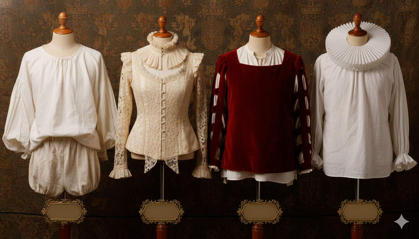 camicie rinascimentali da indumento intimo a simbolo di status e stile - Camicie Rinascimentali: da Indumento Intimo a Simbolo di Status e Stile