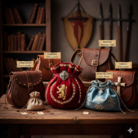 come scegliere la tua borsa medievale guida per materiali e status sociale 275x275 - Cinque Borse Medievali Indispensabili per Ogni Ricostruttore: Storia e Stile