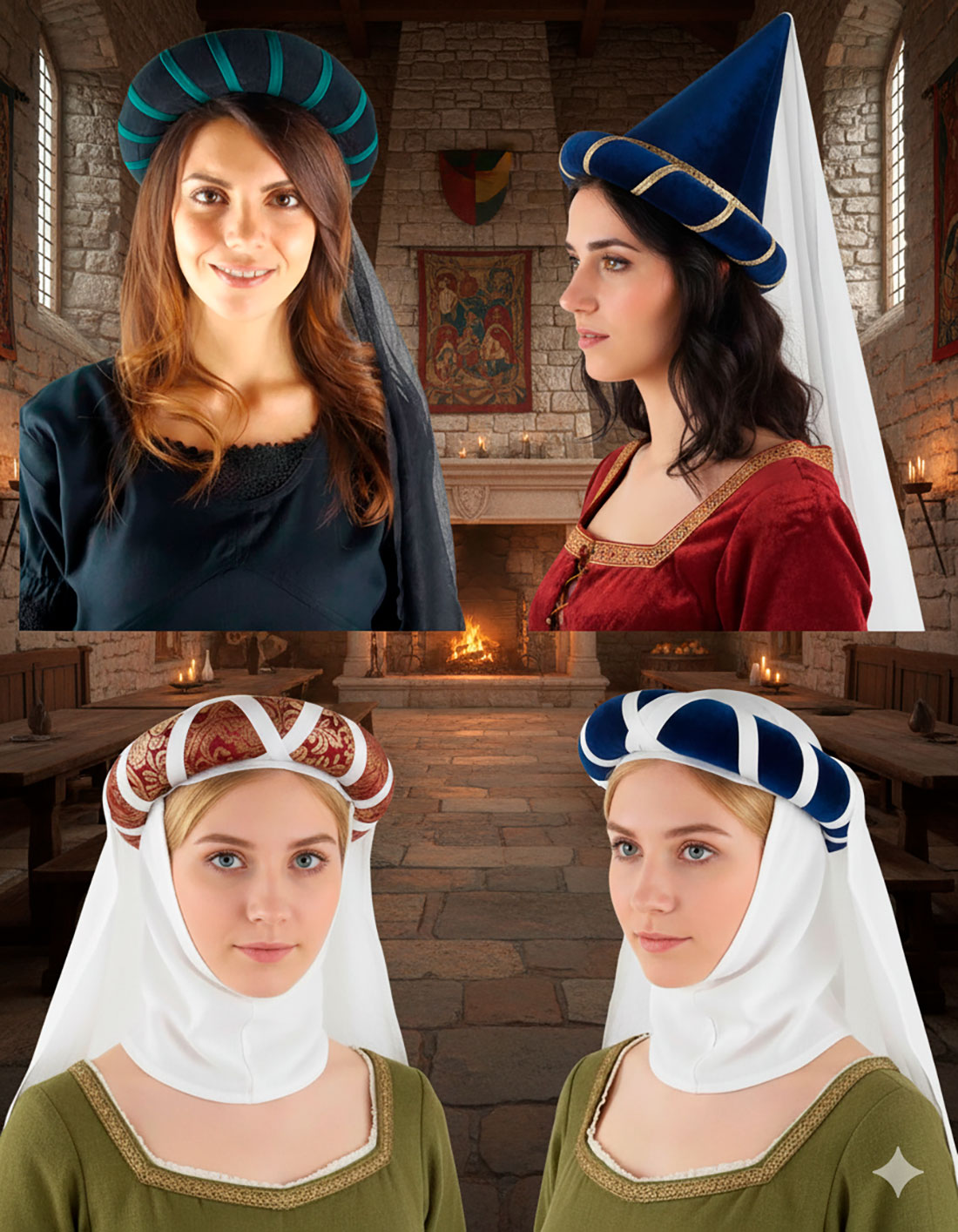 copricapi medievali storia stili e come scegliere una replica fedele - Copricapi medievali: storia, stili e come scegliere una replica fedele