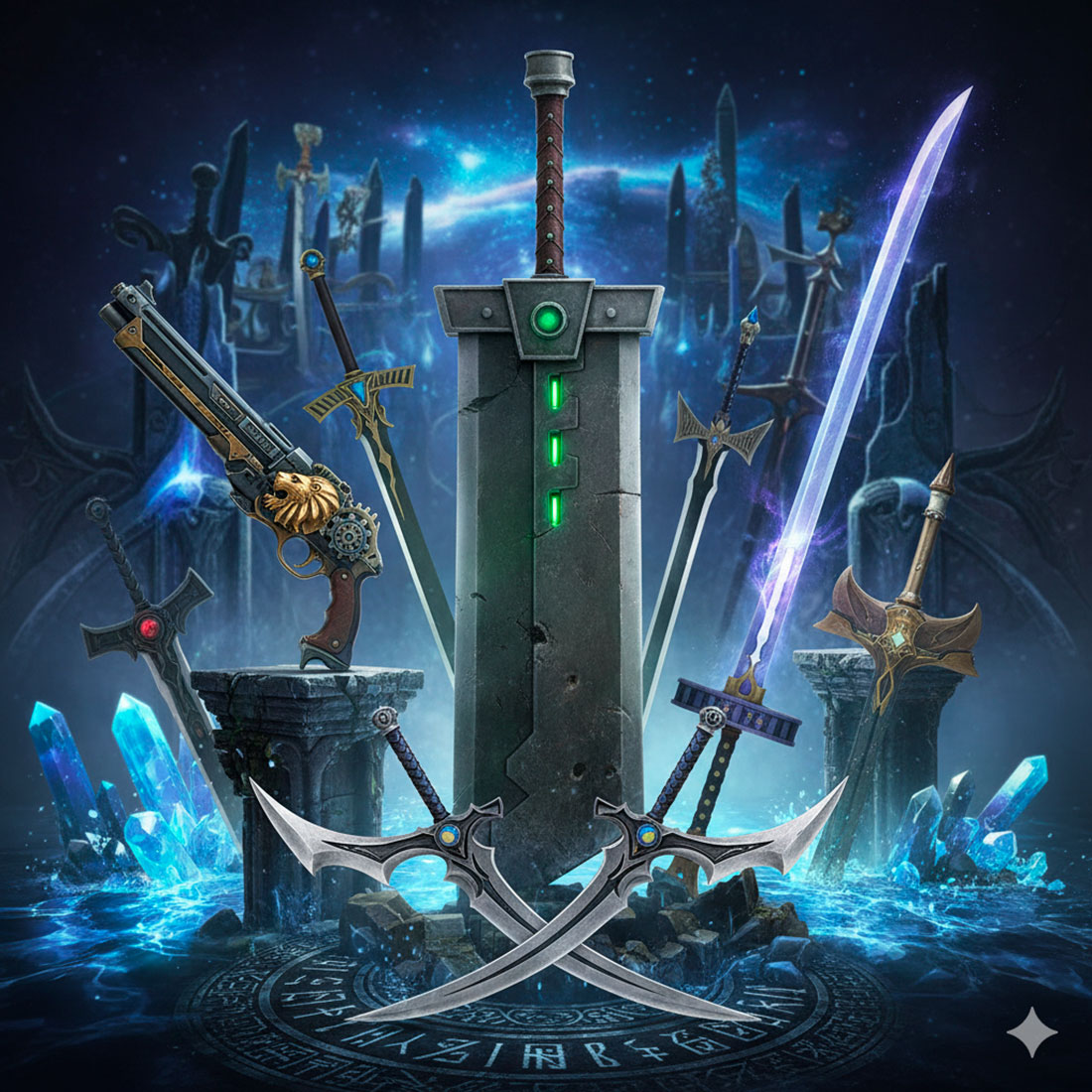 le spade piu iconiche di final fantasy design leggenda e lanima forgiata delleroe 1 - Le Spade Più Iconiche di Final Fantasy: Design, Leggenda e l’Anima Forgiata dell’Eroe