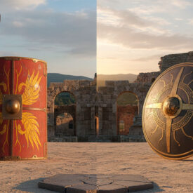 scudi romani vs greci quale design offriva il maggiore vantaggio sul campo di battaglia 275x275 - Struttura e gerarchia dell'esercito romano: come era organizzata la macchina da guerra di Roma