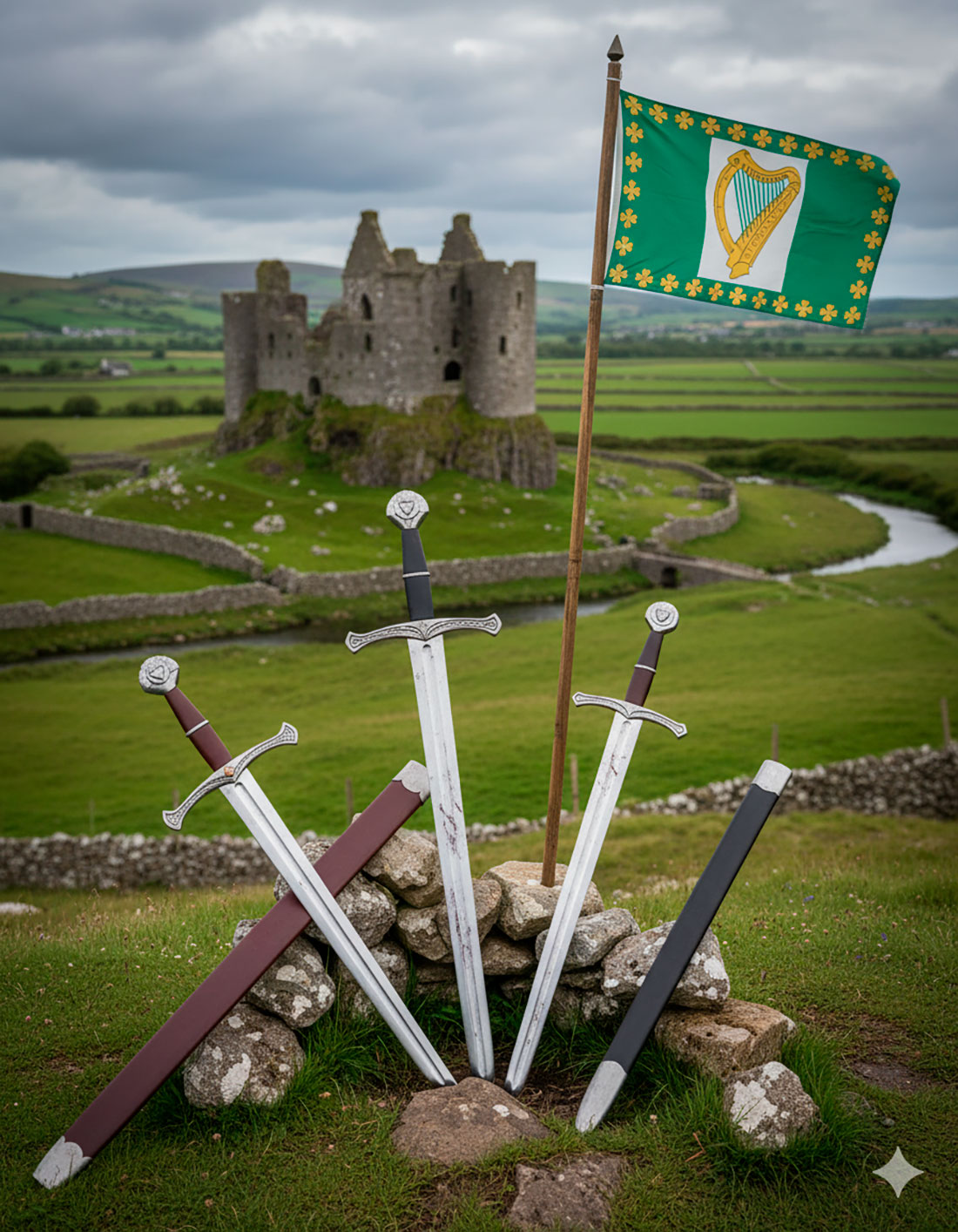 spade irlandesi dal pomolo ad anello alla leggenda storia forgiatura e repliche essenziali - Spade irlandesi: dal pomolo ad anello alla leggenda — storia, forgiatura e repliche essenziali