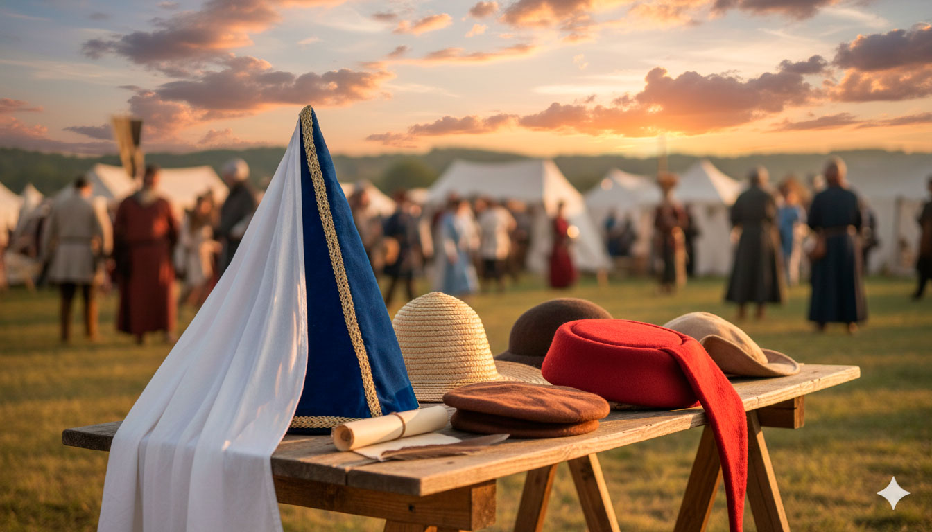 i segreti della testa medievale guida completa a cappelli e copricapo per rievocatori - I Segreti della Testa Medievale: Guida Completa a Cappelli e Copricapo per Rievocatori