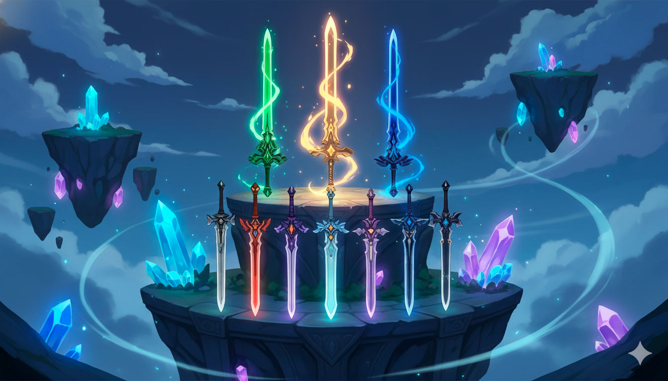 forgiare la leggenda la lista tier definitiva delle spade in genshin impact e larte di equipaggiarle - Forgiare la Leggenda: La Lista Tier Definitiva delle Spade in Genshin Impact e l'Arte di Equipaggiarle