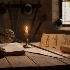 striscia storia tecnica e eredita della spada civile del rinascimento 275x275 - Spada Lope de Vega: storia, simbolo e replica della cazoleta rinascimentale