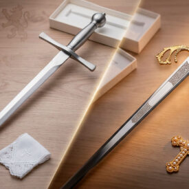 differenze tra spade da comunione di toledo e modelli standard 275x275 - Espad&iacute;n De Cazoleta Maria Inrri: Eleganza Del XVIII Secolo